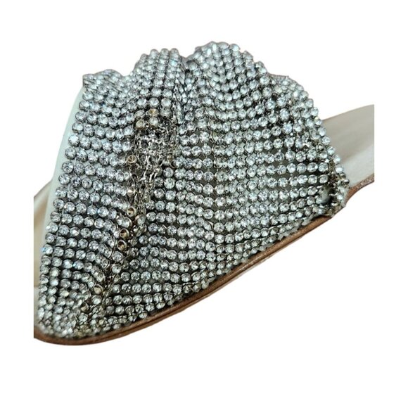 Jimmy Choo Naria Crystal Mesh Slide Sandal size EU 41/US 10.5 - Picture 16 of 16